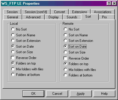 File Sorting Properties