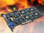 The four processor 3dfx Voodoo 5 6000 - a graphics card with a lot of memory (128Mb!), though each processor only has access to about 48Mb of that